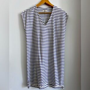 Madewell Striped V-Neck day dress / Swim Cover-Up